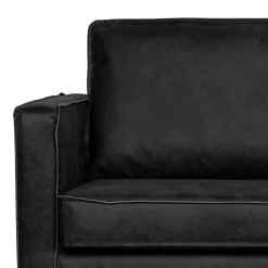 Leder Daybed in Schwarz - Avonita^Wohnen Clearance