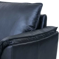 Leder Ecksofa in Schwarz - Lagon^Wohnen Best