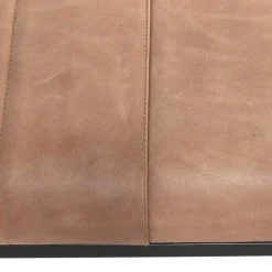 Wohnen Leder Polsterbank in Braun - Eccossi