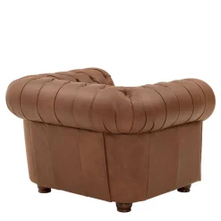 Leder Polstergarnitur Chesterfield - Gonron (dreiteilig)^Wohnen Online