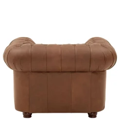 Leder Polstergarnitur Chesterfield - Gonron (dreiteilig)^Wohnen Online