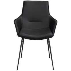 Lederstühle in Schwarz - Pomo (2er Set)^Wohnen