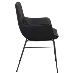 Lederstühle in Schwarz - Pomo (2er Set)^Wohnen