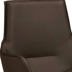 Lederstuhl mit Armlehnen in Braun - Unkorian (2er Set)^Wohnen Best