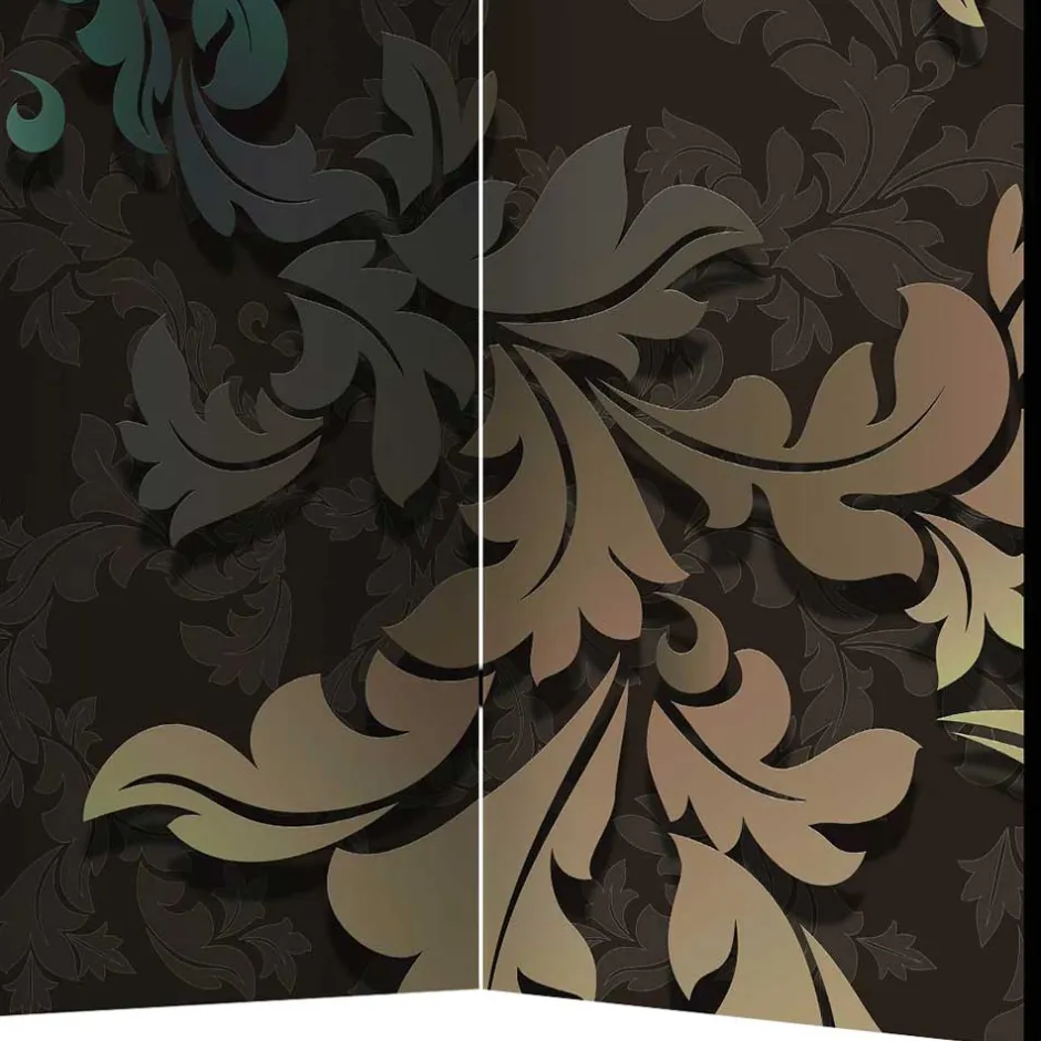 Leinwand Paravent faltbar bedruckt - Kanados^Wohnen