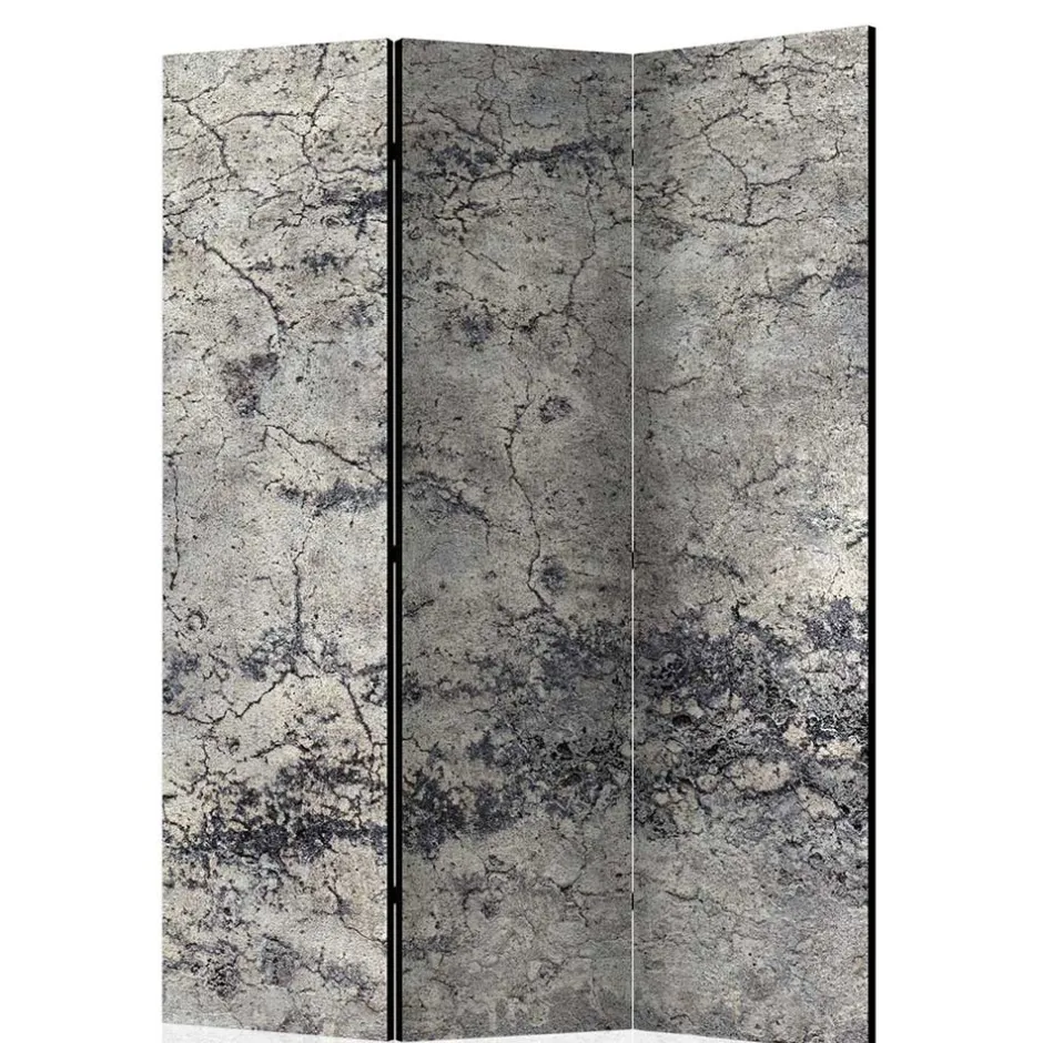 Leinwand Paravent in Steinoptik Grau - Contessa^Wohnen Online
