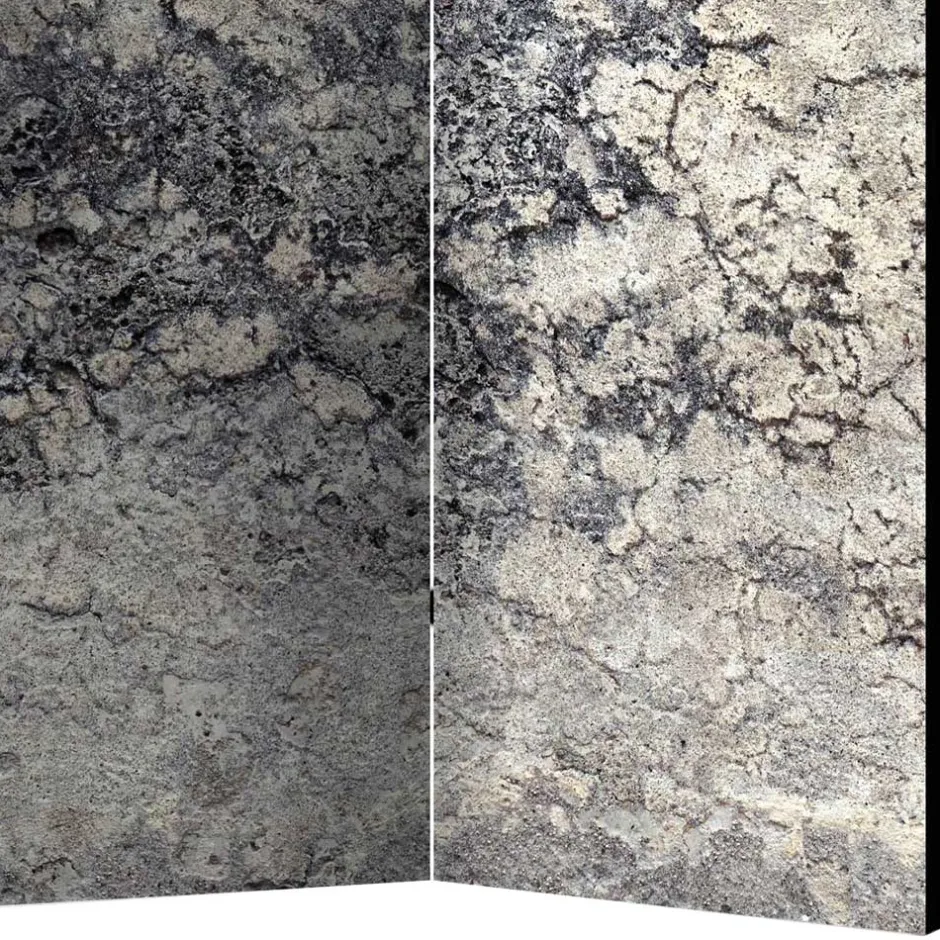 Leinwand Paravent in Steinoptik Grau - Contessa^Wohnen Online