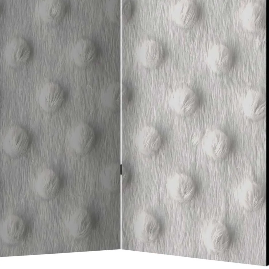 Leinwand Paravent mit Fichtenholz Rahmen - Jionalla^Wohnen Sale