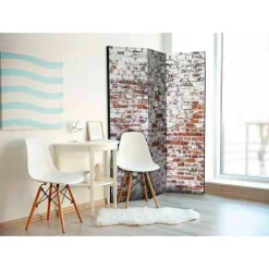 Wohnen Leinwand Raumteiler Alte Ziegelwand - Jovena