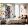 Leinwand Raumtrenner mit Orchideen - Younglo^Wohnen Sale