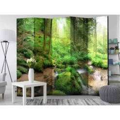 Wohnen Leinwand Raumtrenner Wald Landschaft - Habanna