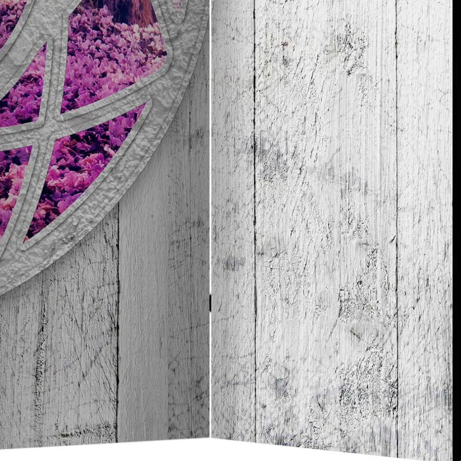 Wohnen Leinwand-Paravent aus drei oder fünf Elementen - Domniar