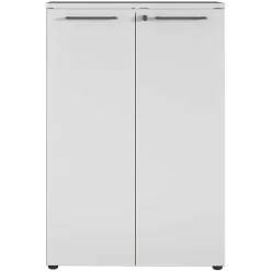 Wohnen Lichtgrauer Aktenschrank 80x120x40 abschließbar - Ofledio