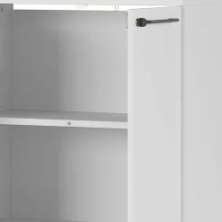 Wohnen Lichtgrauer Aktenschrank 80x120x40 abschließbar - Ofledio