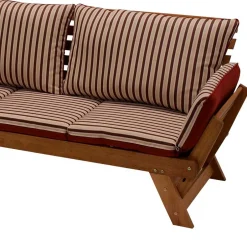 Wohnen Liege Gartensofa mit verstellbaren Armlehnen - Licox