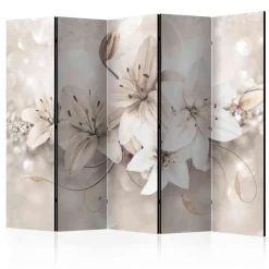 Lilien Motiv Paravent aus Leinwand - Lexiago^Wohnen Sale