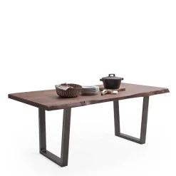 Live Edge Tisch in Walnuss Braun - Typhanie^Wohnen Outlet