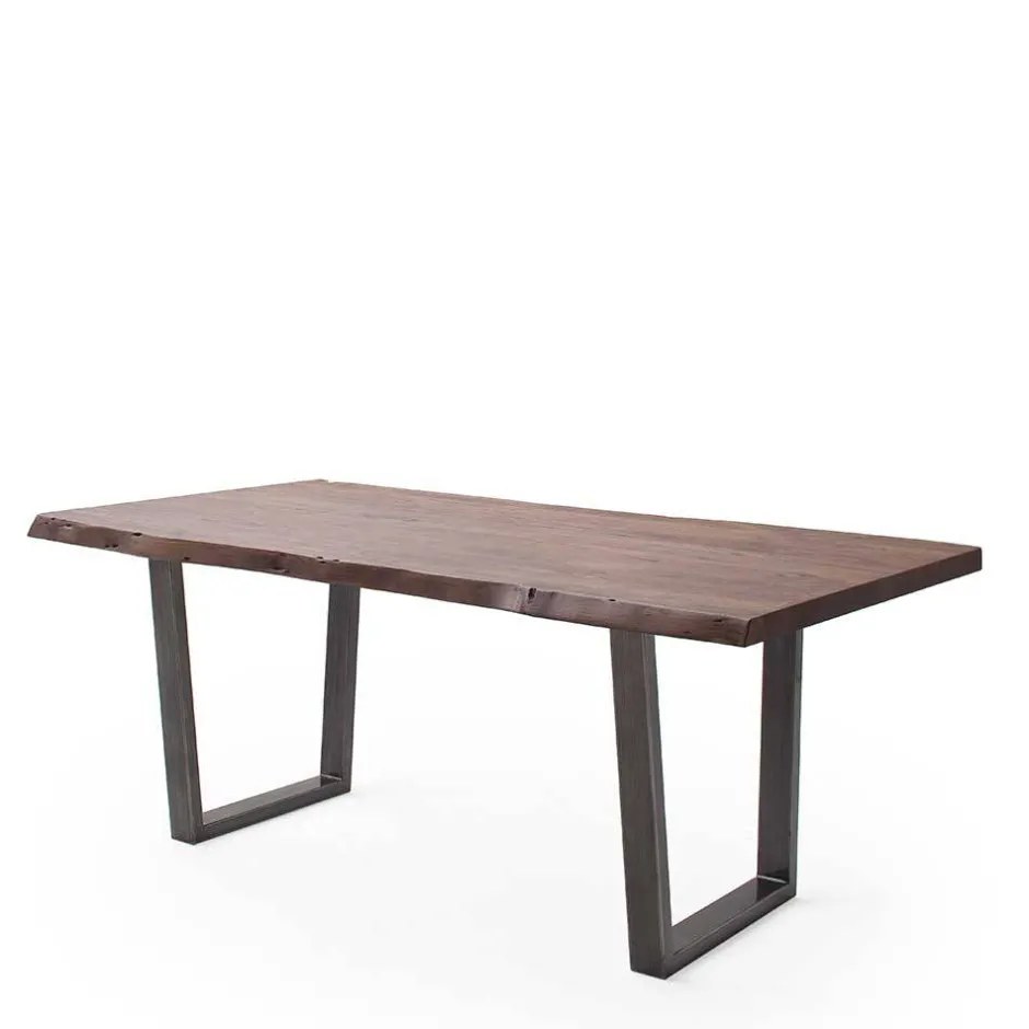 Live Edge Tisch in Walnuss Braun - Typhanie^Wohnen Outlet
