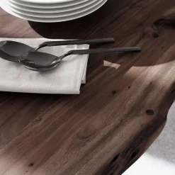 Live Edge Tisch in Walnuss Braun - Typhanie^Wohnen Outlet