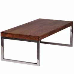 Loft Design Couchtisch Jimena mit Holz und Metall^Wohnen Discount