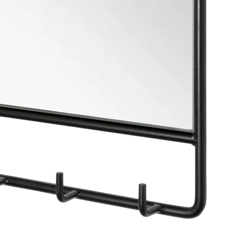 Wohnen Loft Design Flur Set in Schwarz - Creemas (dreiteilig)