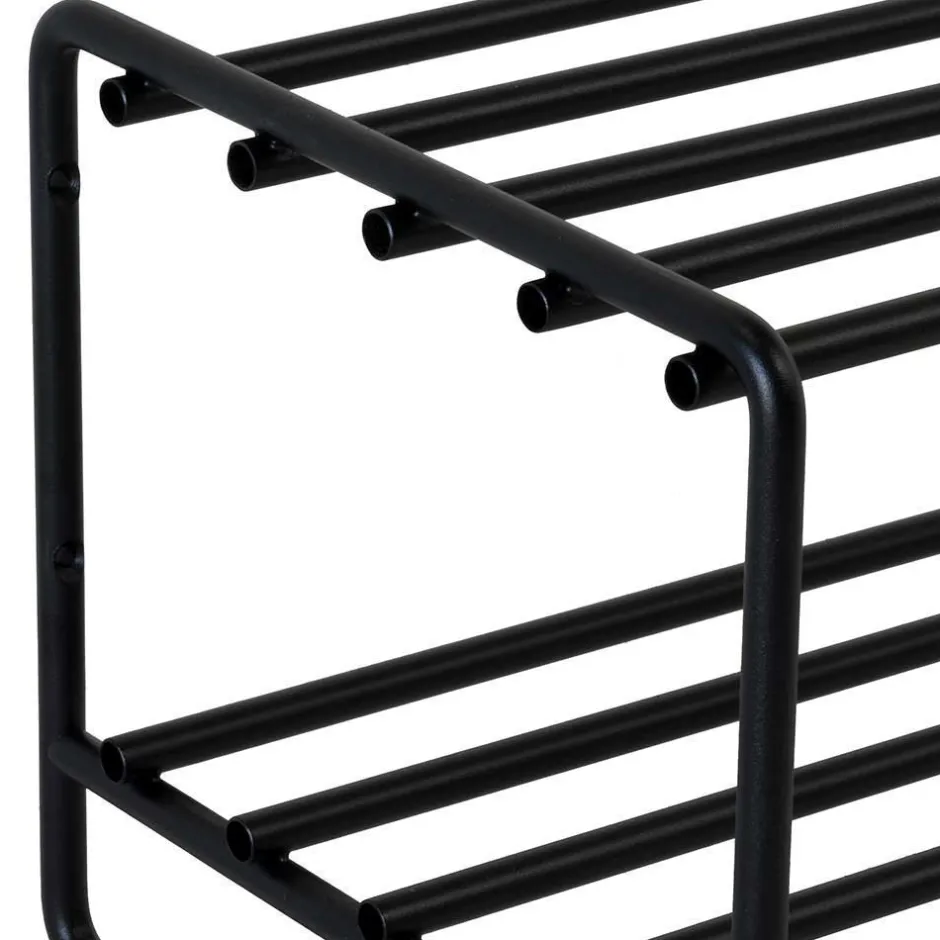 Wohnen Loft Design Flur Set in Schwarz - Creemas (dreiteilig)