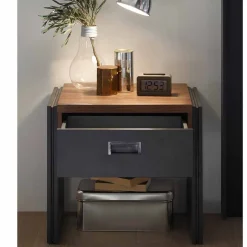 Loft Design Nachttisch Rompira mit Schublade^Wohnen Clearance