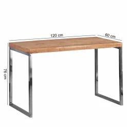 Wohnen Loft Design Schreibtisch Mascanus mit Holz und Metall