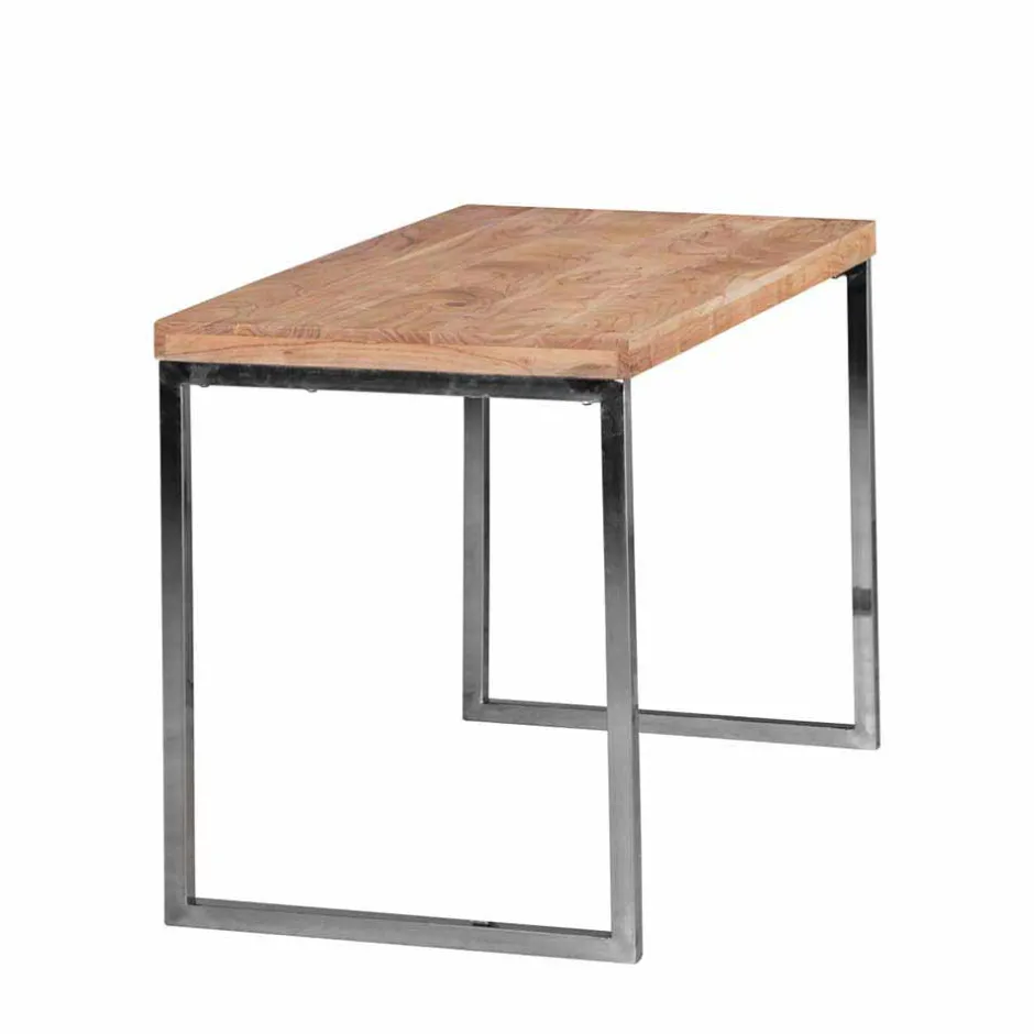 Wohnen Loft Design Schreibtisch Mascanus mit Holz und Metall