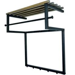 Wohnen Loft Design-Wandgarderobe 76x76x34 cm - Minuto