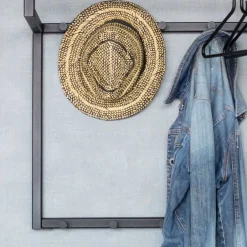 Wohnen Loft Design-Wandgarderobe 76x76x34 cm - Minuto