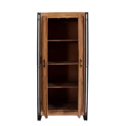 Wohnen Loft Flurmöbel Set Mendoza aus Akazie Massivholz (neunteilig)