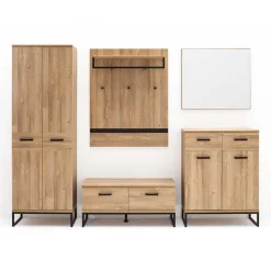 Wohnen Loft Garderoben Möbel Kombination - Truvisas (fünfteilig)