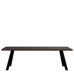 Wohnen Loft Sitzgruppe für 6 Personen Namac mit Tisch in Eiche Rauchfarben (siebenteilig)