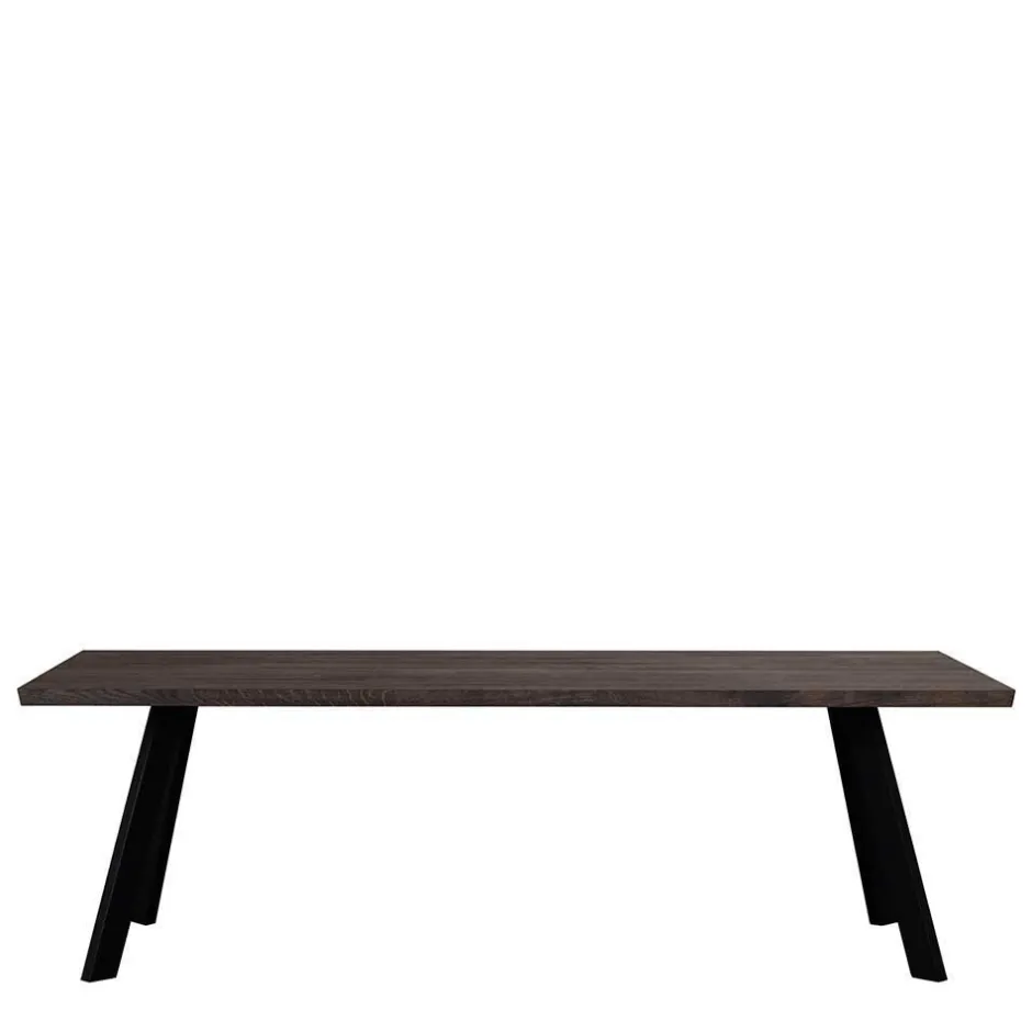 Wohnen Loft Sitzgruppe für 6 Personen Namac mit Tisch in Eiche Rauchfarben (siebenteilig)