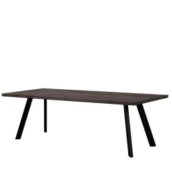 Wohnen Loft Sitzgruppe für 6 Personen Namac mit Tisch in Eiche Rauchfarben (siebenteilig)