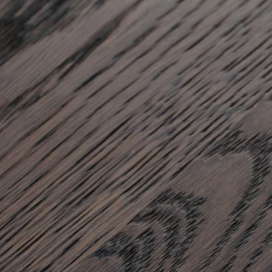 Wohnen Loft Sitzgruppe für 6 Personen Namac mit Tisch in Eiche Rauchfarben (siebenteilig)