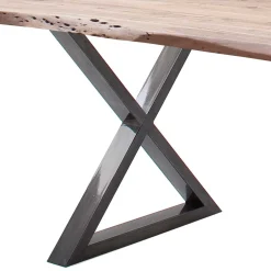 Loft Style Esszimmertisch mit Baumkanten - Locceri^Wohnen Discount