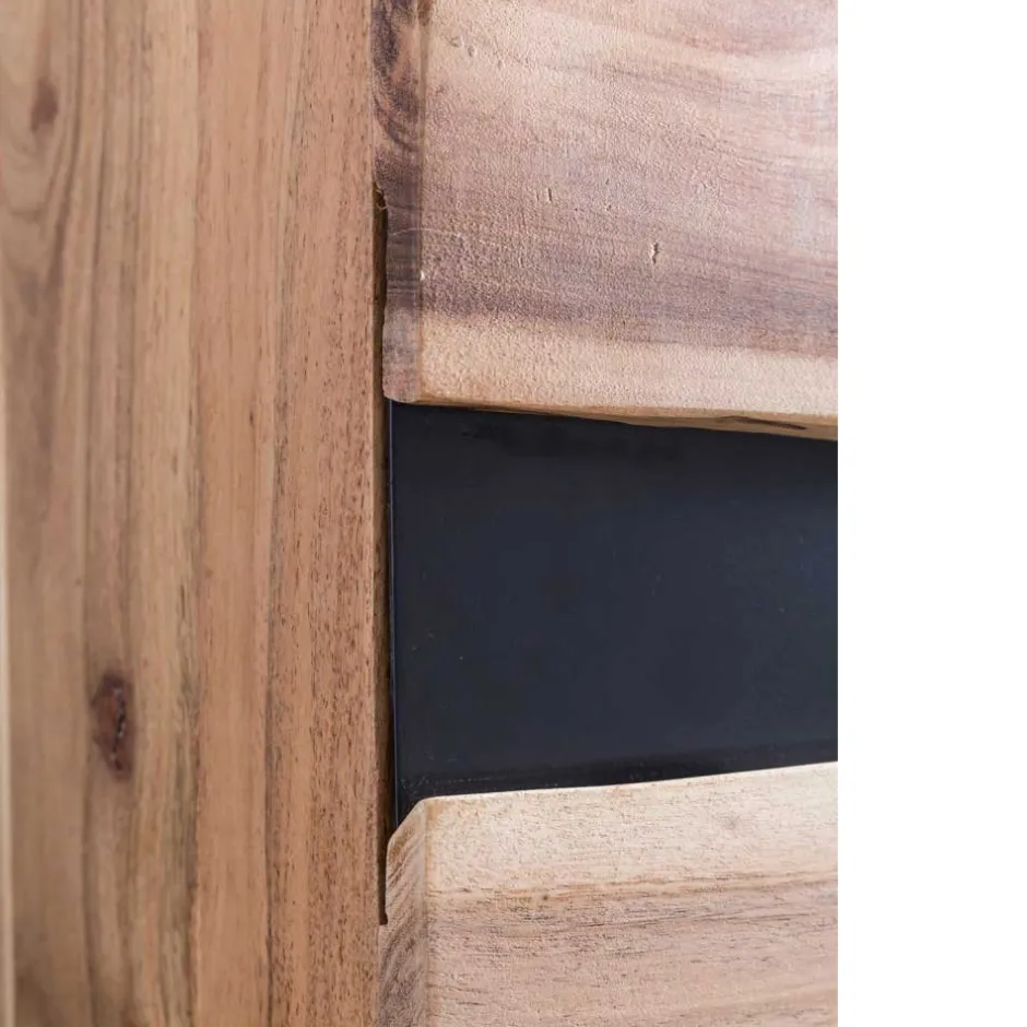 Wohnen Loft Style Sideboard Draguno aus Akazie massiv