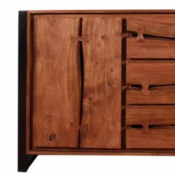 Wohnen Loft-Stil Anrichte Smantana aus Akazie Massivholz