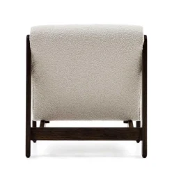 Loungesessel aus Boucle in Weiß - Yasmel^Wohnen Hot