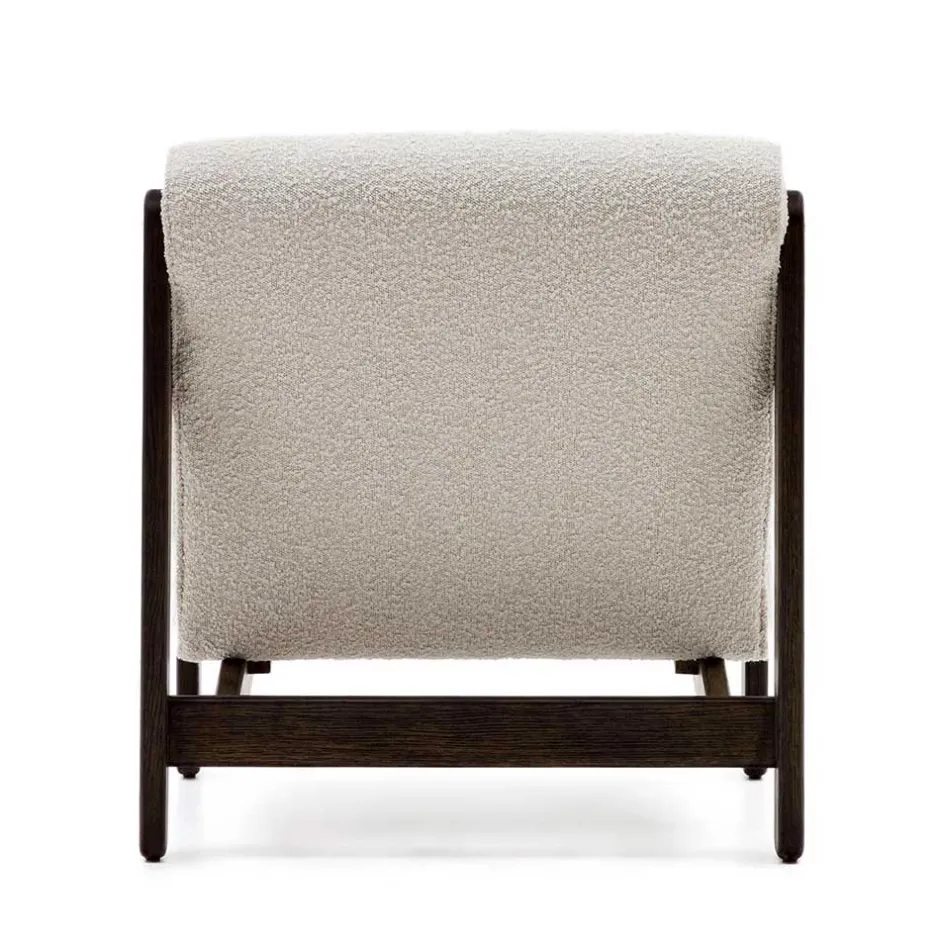 Loungesessel aus Boucle in Weiß - Yasmel^Wohnen Hot