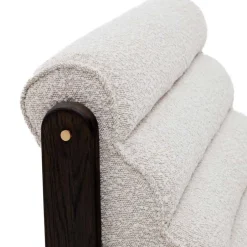 Loungesessel aus Boucle in Weiß - Yasmel^Wohnen Hot