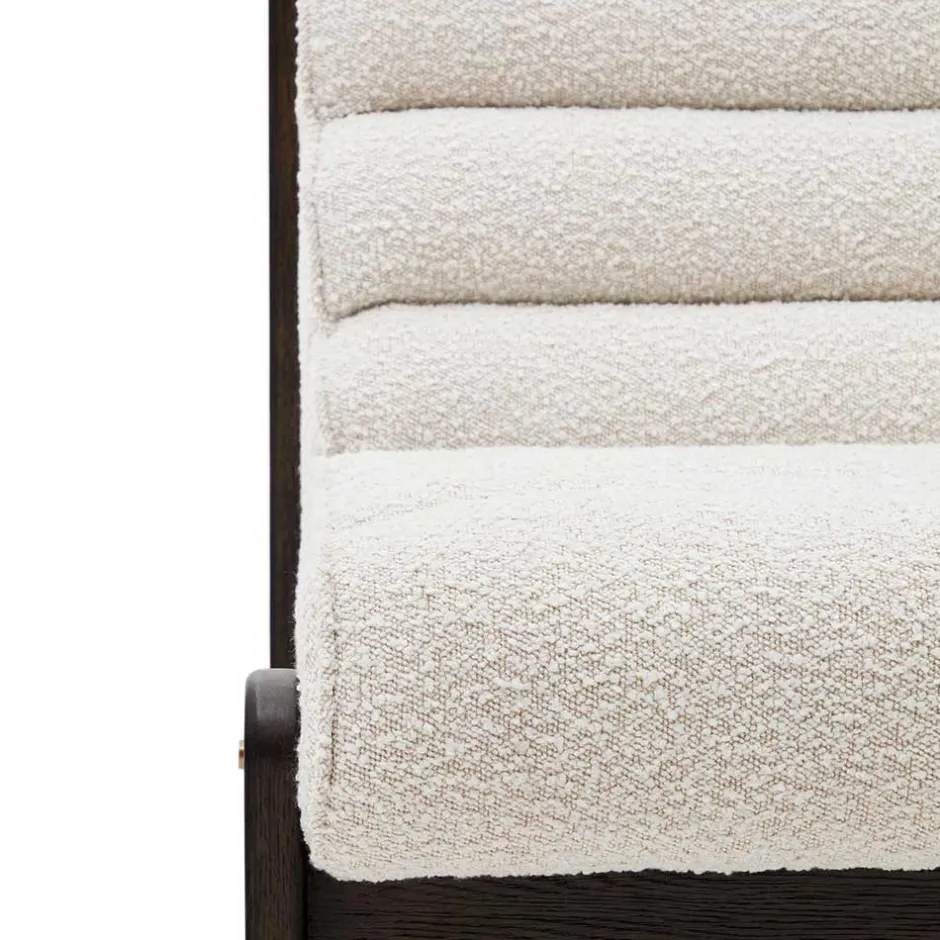 Loungesessel aus Boucle in Weiß - Yasmel^Wohnen Hot