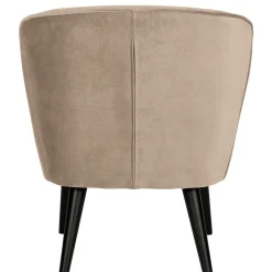 Loungestuhl aus Samt in Khaki - Griffina^Wohnen Best