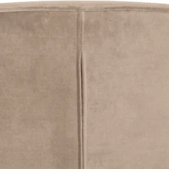 Loungestuhl aus Samt in Khaki - Griffina^Wohnen Best