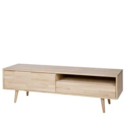 Wohnen Lowboard Grazy aus Eiche teilmassiv