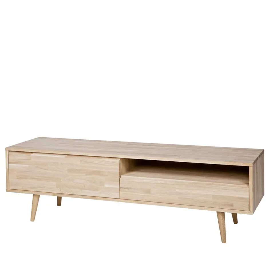Wohnen Lowboard Grazy aus Eiche teilmassiv