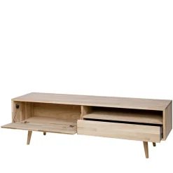 Wohnen Lowboard Grazy aus Eiche teilmassiv