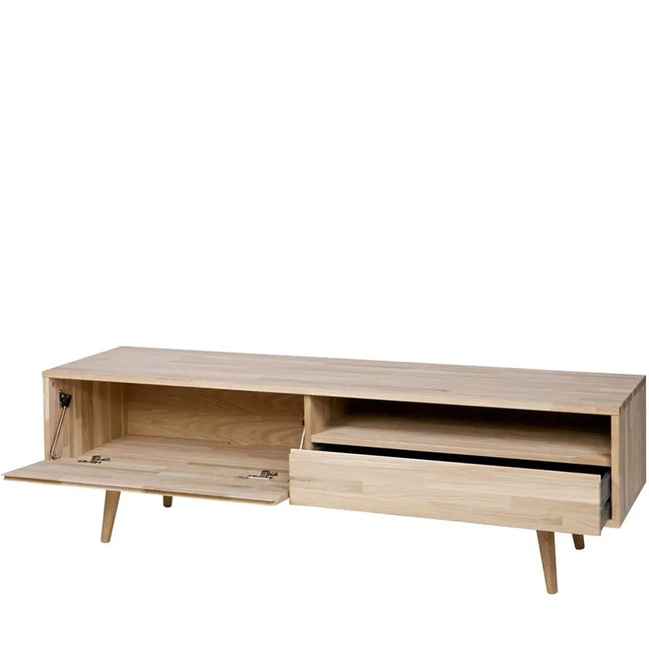 Wohnen Lowboard Grazy aus Eiche teilmassiv